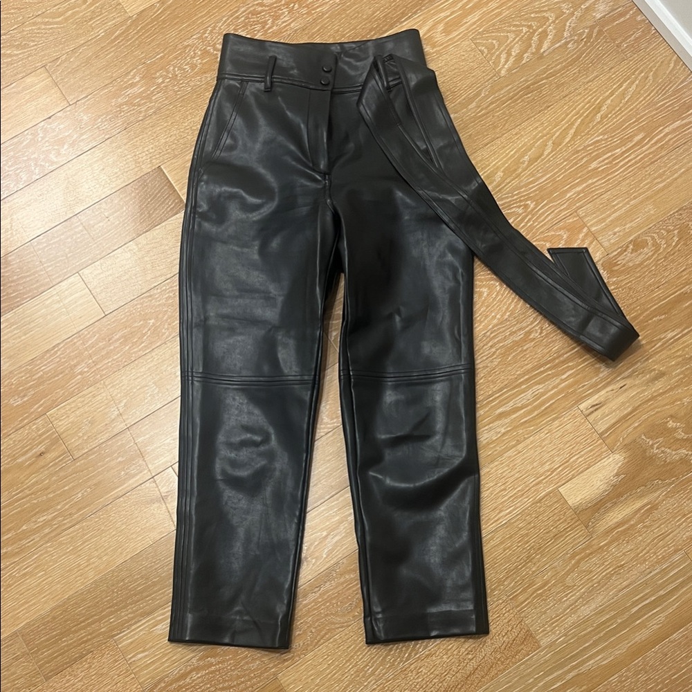 Wilfred Black Straight Leg Pants